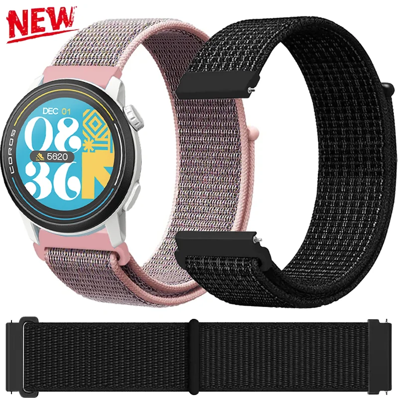 Nylon Loop Smartwatch Strap, 20mm/22mm, Versatile and Durable