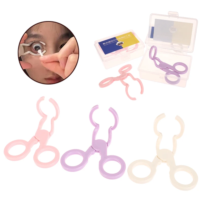 1Pcs Scissor Shaped Contact Lenses Wearing Auxiliary Tools Spread Out Eyelids Suitable For Novice Contact Lens Accessories