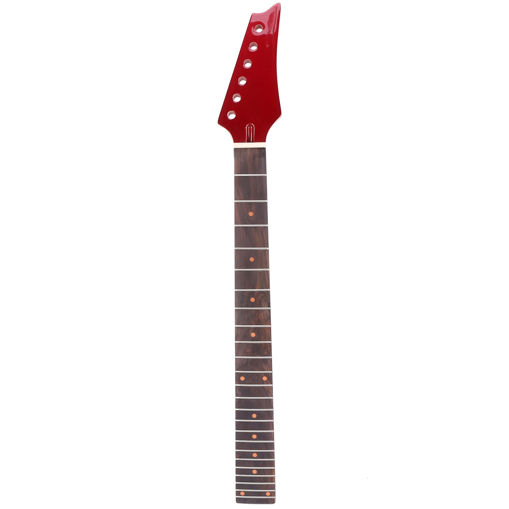 

24 Frets New Replacement Maple Neck Rosewood Fretboard Fingerboard for Electric Guitar Red