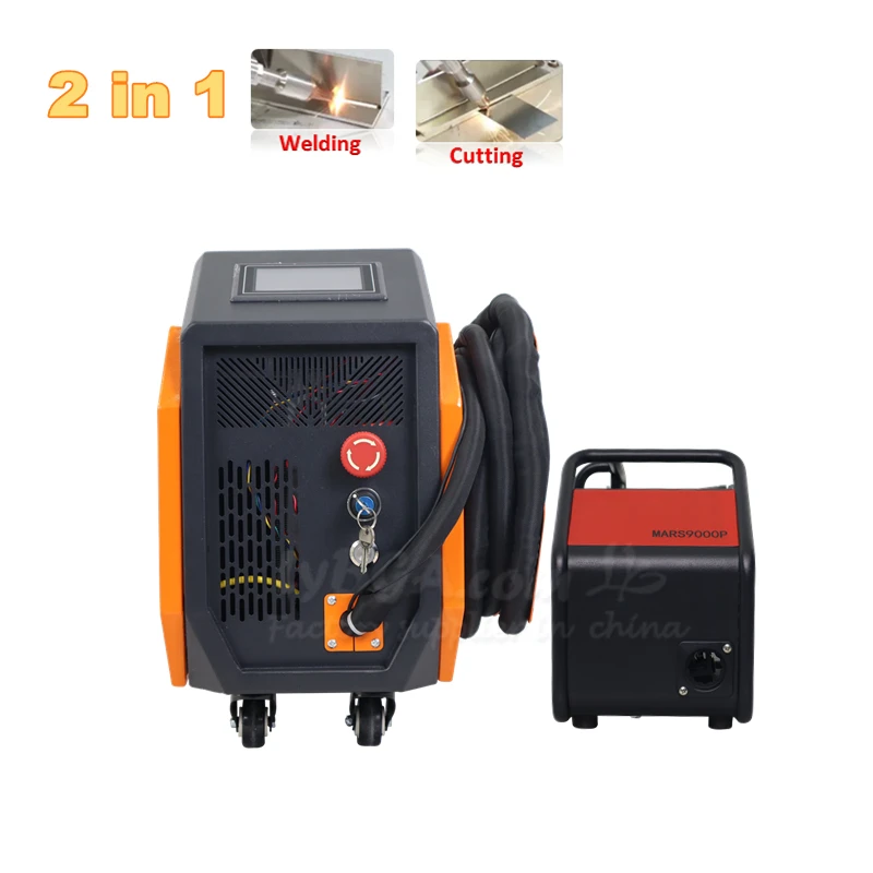 1500W Handheld Fiber Laser Welding Machine 1200W Air-cooled Cutting Cleaning Welder 3In1 Steel Cutter Double Wire Feeding Option