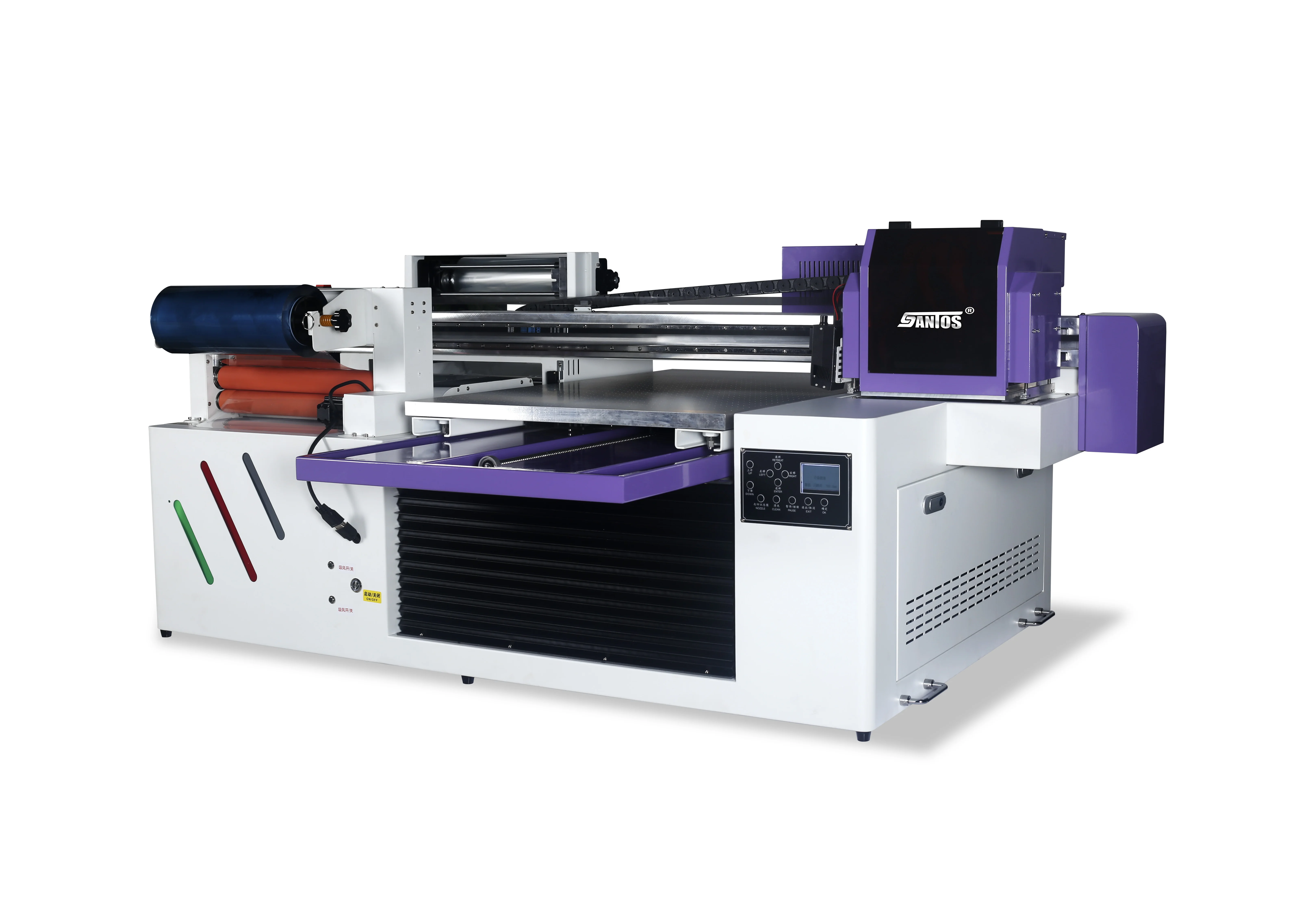 핫세일 UV 평판 및 롤 프린터 6090 (I3200u1 Xp600 헤드 장착) 2 in 1 60*90cm UV 평판 인쇄기