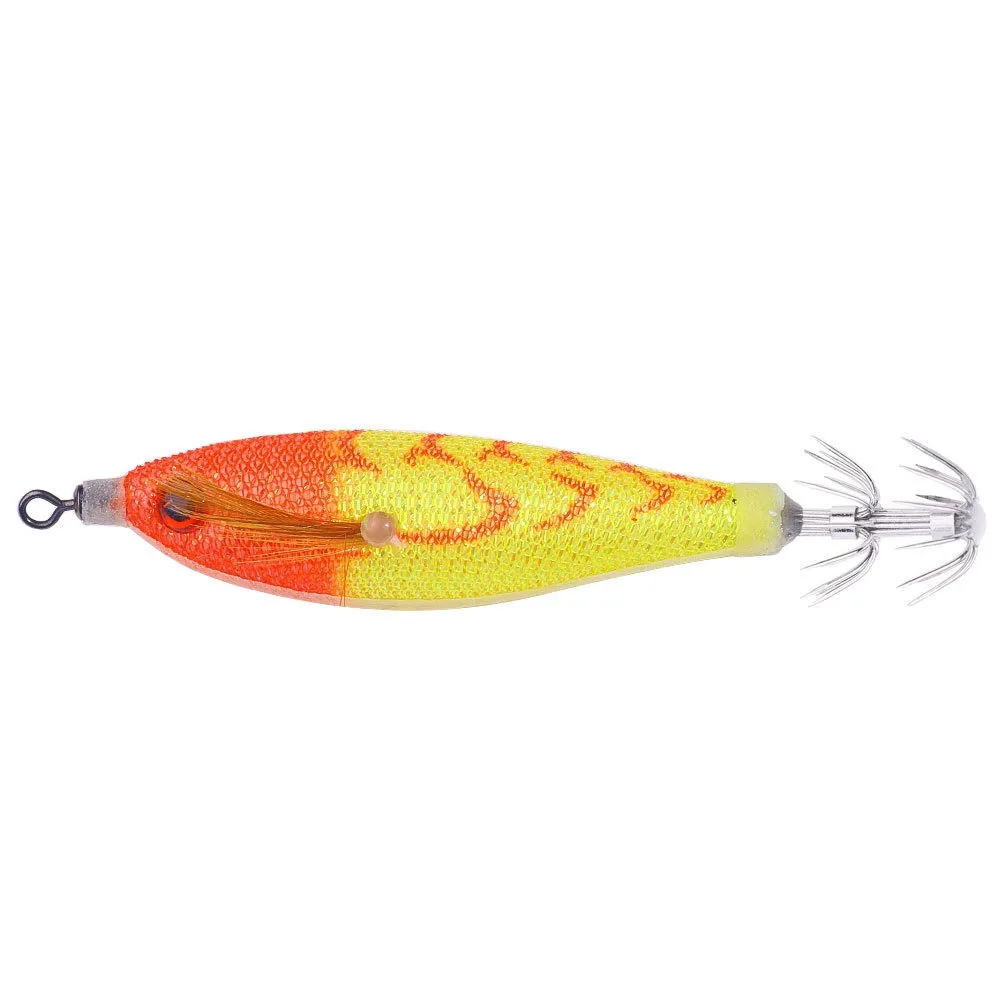 1 Stück Langsam Sinkender Garnelen- und Tintenfisch-Köder 8cm 5,8g Leuchtender Ausbalancierter Garnelen-Köder Beschichteter Jig-Köder Künstlicher Tintenfisch-Köder – Detail 11
