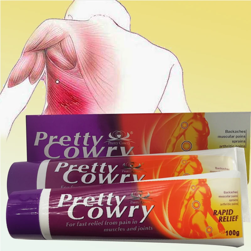 

100G Pretty Corwy Pain Relief Massage Cream Fast Relieing From Pain In Muscles Joints Natural Herb Plaster Body Massage Ointment