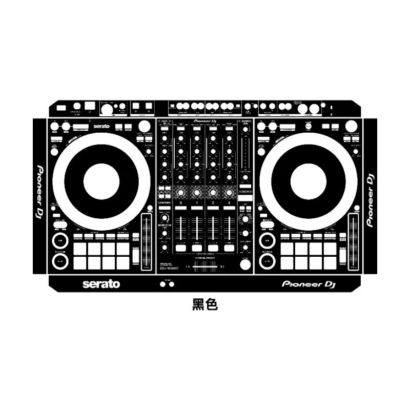 Pioneer DDJ-1000 SRT Controller Panel Film. Disc Player Colorful