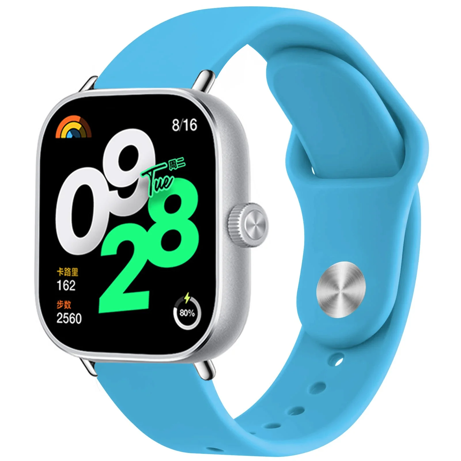 Silicone Sport Replacement Wristband Strap - Universal Fit