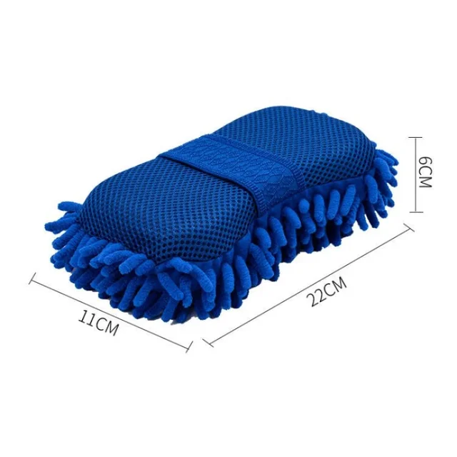 Car Wash Microfiber Chenille Car Wash Sponge Care Washing Brush Pad Washing Towel Auto Gloves Styling Accessories Gadget 2