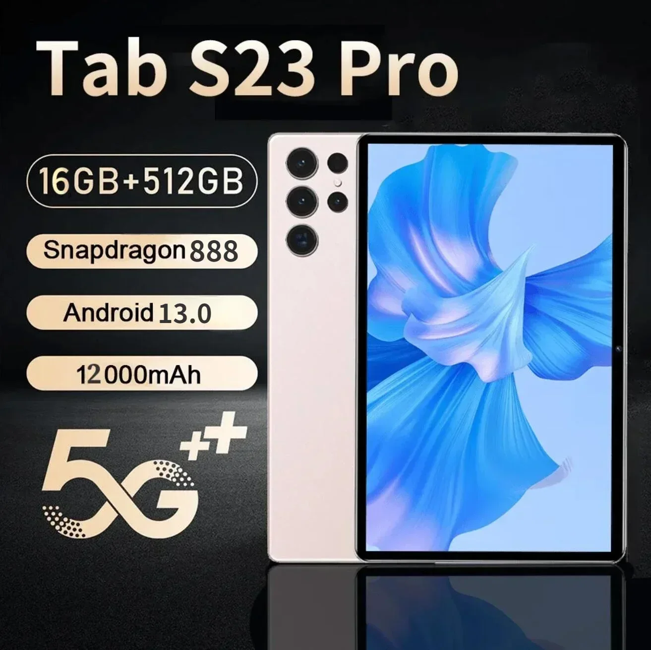 

Оригинальный планшет S23 Pro, 4K, 10,1 дюймов, HD, Android 888, 16 ГБ, 1 ТБ, Snapdragon 12000, стандартная версия, поддержка двух SIM-карт, Wi-Fi, GPS, МП, мАч, глобальный IPAD