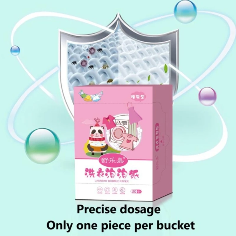60Pcs Laundry Tablets Underwear Children Clothing Laundry Soap Concentrated Washing Powder Detergent For Washing Machine