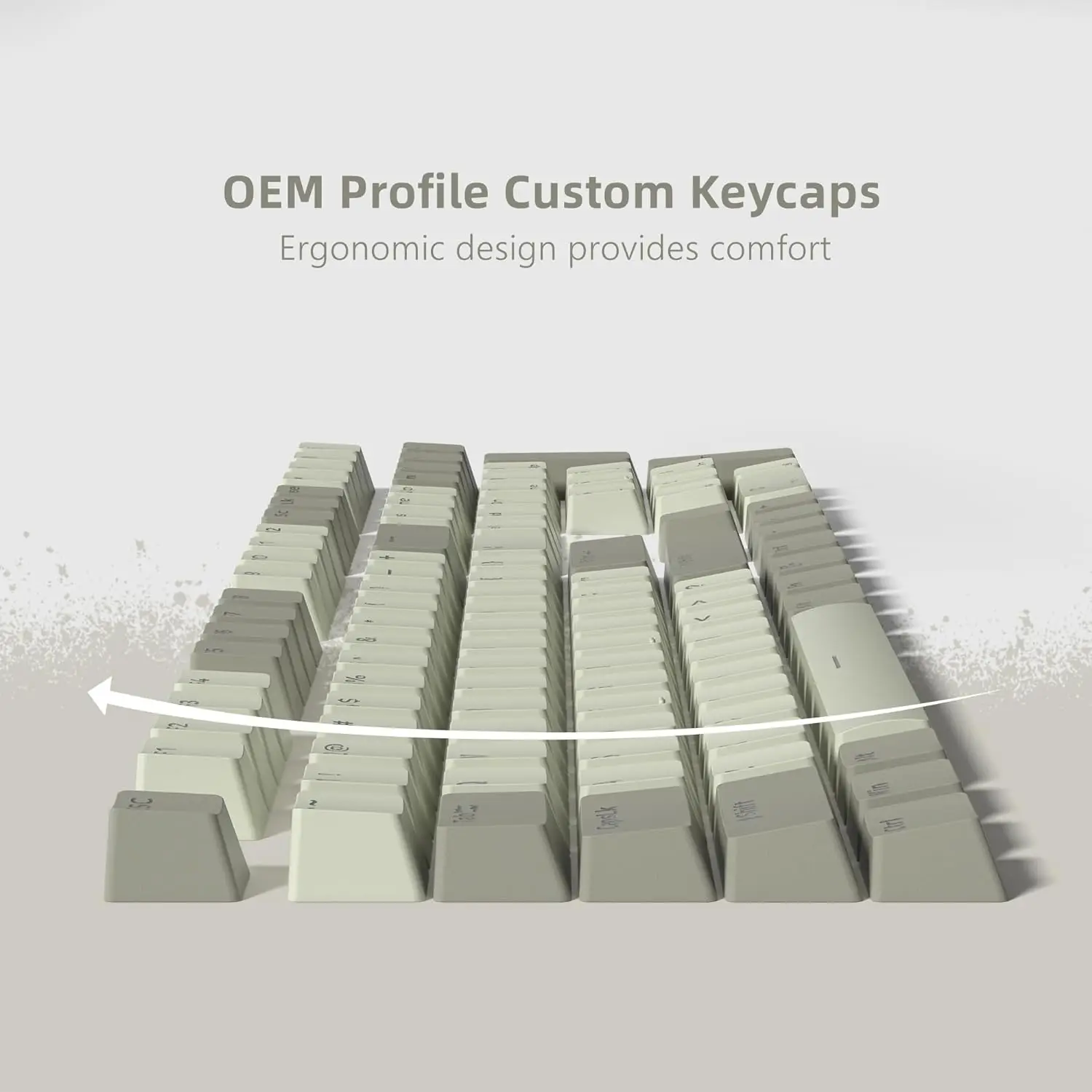 Tiro Dobro Pbt Keycaps do Perfil do Oem 166 Chaves Brilham Através de Keycaps Teclado Mecânico do Jogo Cereja Gateron Interruptores do mx o - Imagem 4