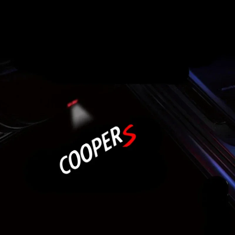 

2PCS HD LED Car Door Projector Welcome Light For Mini Cooper One S JCW R55 R56 R50 R53 R60 F55 F56 Countryman car accessories