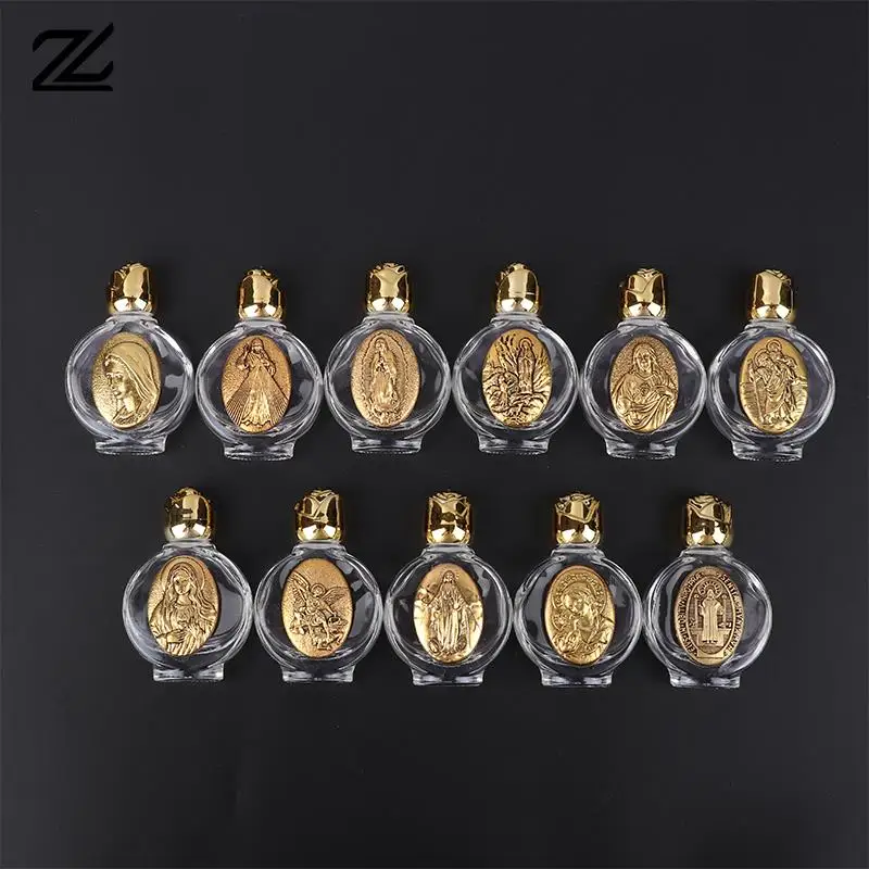 22 Kinds Of Holy Water Jesus Bottle Religious Cross Bottle Christian Virgin Sculpture Bottle, Holy Water Bottle