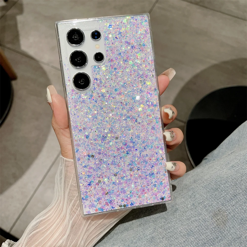 Luxury Aesthetic Glitter Sequin Shiny Phone Case Cover