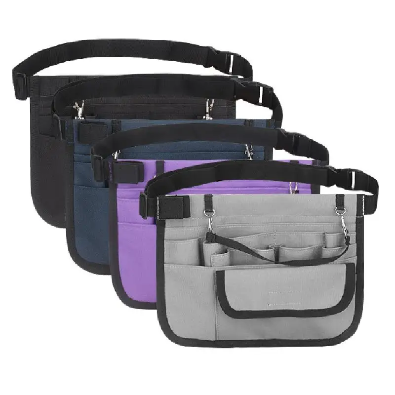 Nurse Fanny Pack Multi Pocket Waist Organizer Belt with Adjustable Waist Strap Nurse Tool Waist Pouch Organizer Pouch Portable 6