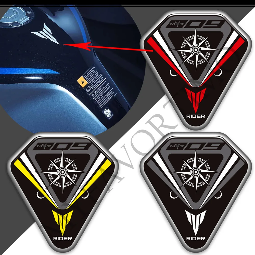 

Motorcycle Stickers Decals Tank Pad For Yamaha MT09 MT FZ 09 SP MT-09
