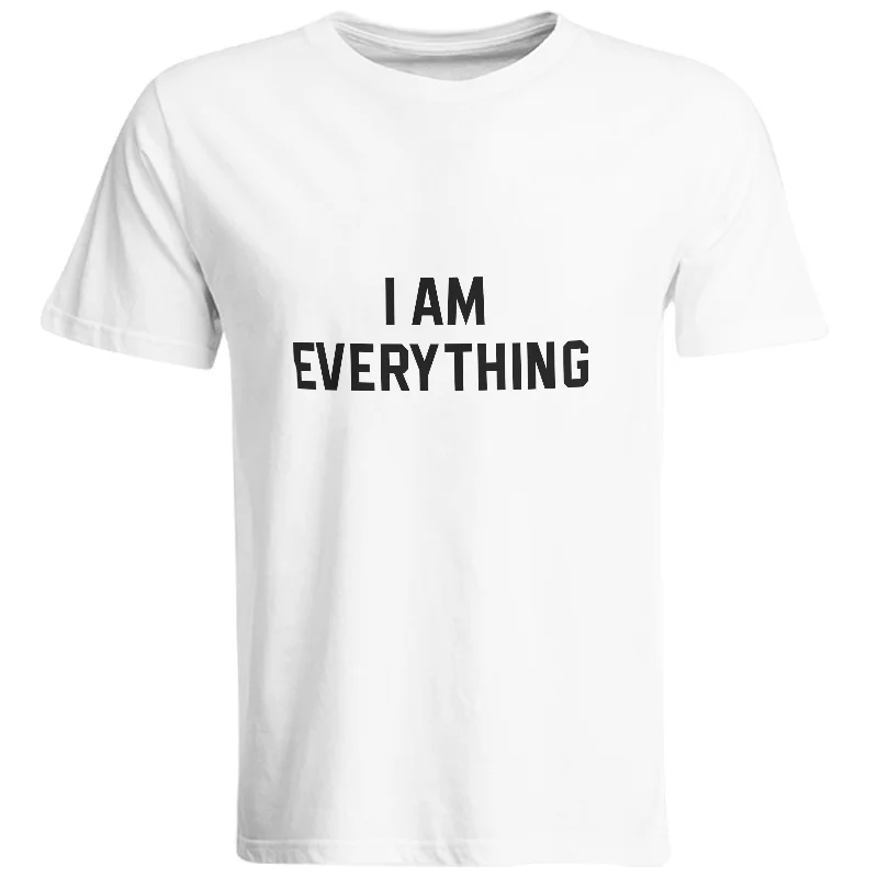 여성 매칭 티셔츠, I Have Everything I Need I AM Everything Letter Print, 커플 연인 티셔츠, 캐주얼 상의, 여름