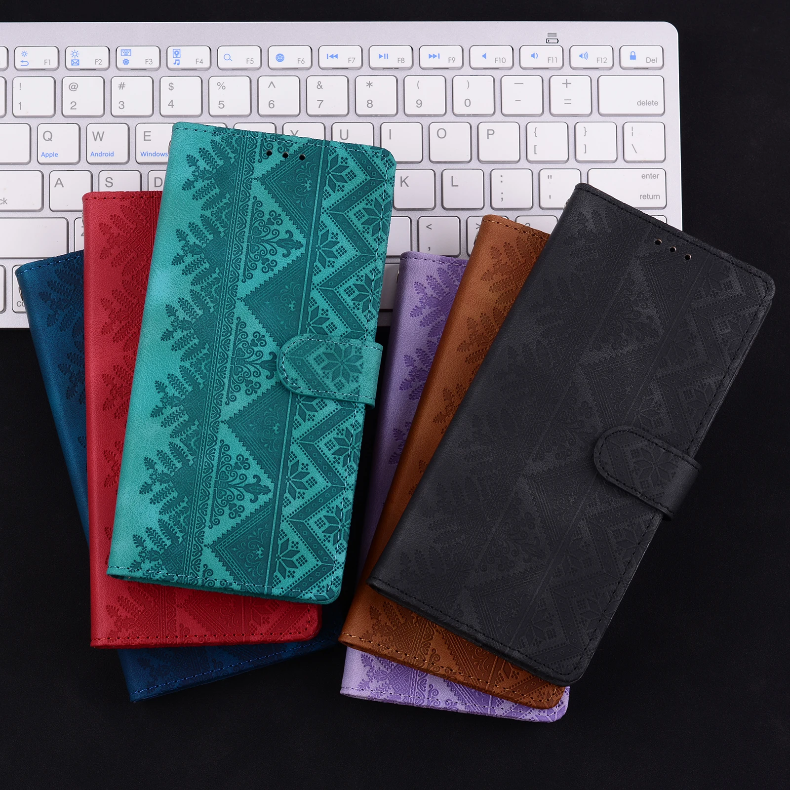 Enhanced Leather Stand Flip Wallet Case - Premium Protective Cover