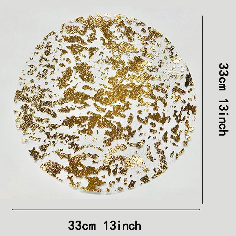 13-Inch Gold Disposable Placemats 5