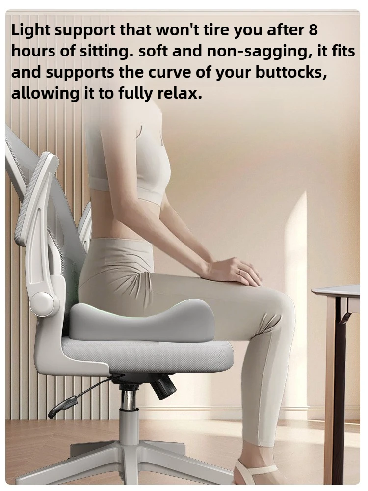 Memory Foam Seat Cushion for Car and Office Lumbar Hip Support Posture Corrector Breathable Comfort Student Chair Pad
