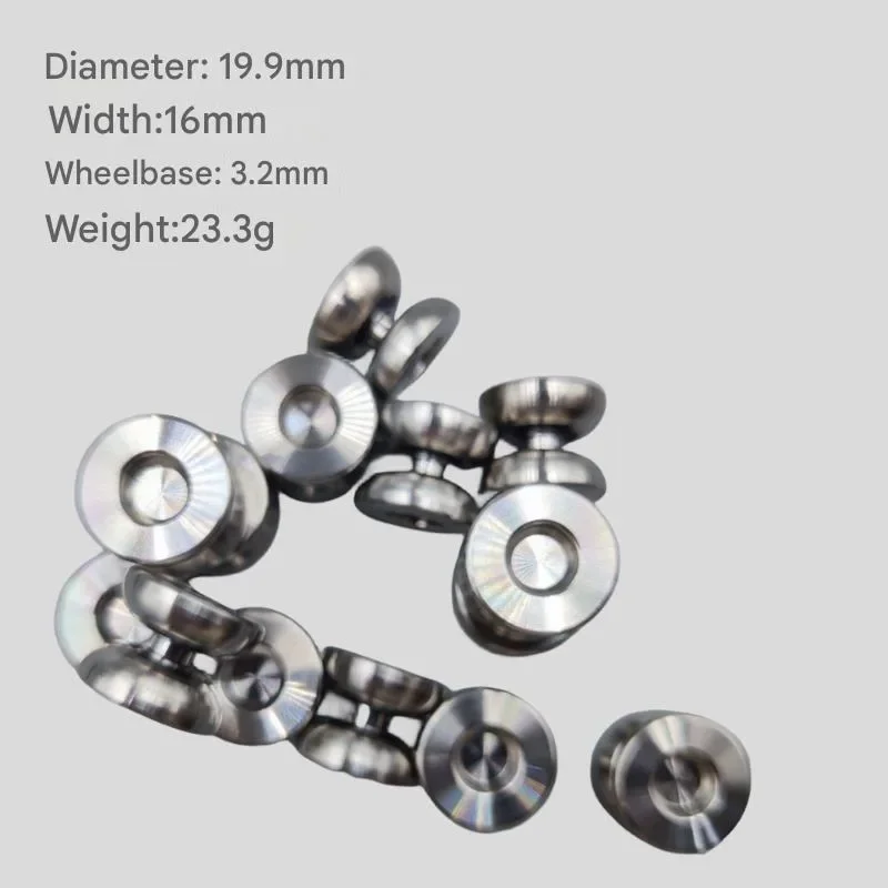 304 Stainless Steel Mini Yo-yo Ultra-small Professional Yoyo Shell Yo-yo, Collectible Yo-yo Necklace Car Ornament Birthday Gift