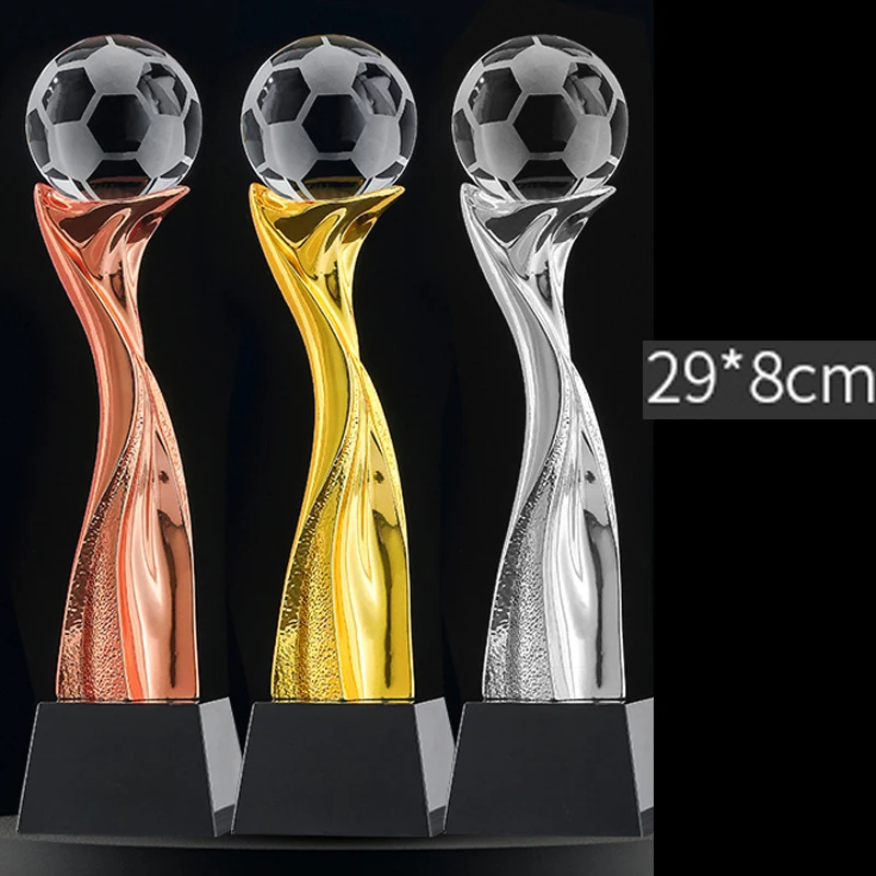 Customized Sculpture Resin Trophy Decor, Sports Awards Trophies, Home Decoration Honorary Crafts, Creative Crystal Base, 1Pc