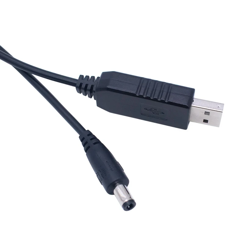 KUNCAN USB 5V To 12V DC - USB Voltage Step Up Converter Cable(12V 0.7A-1.2A), USB A To 12V DC 5