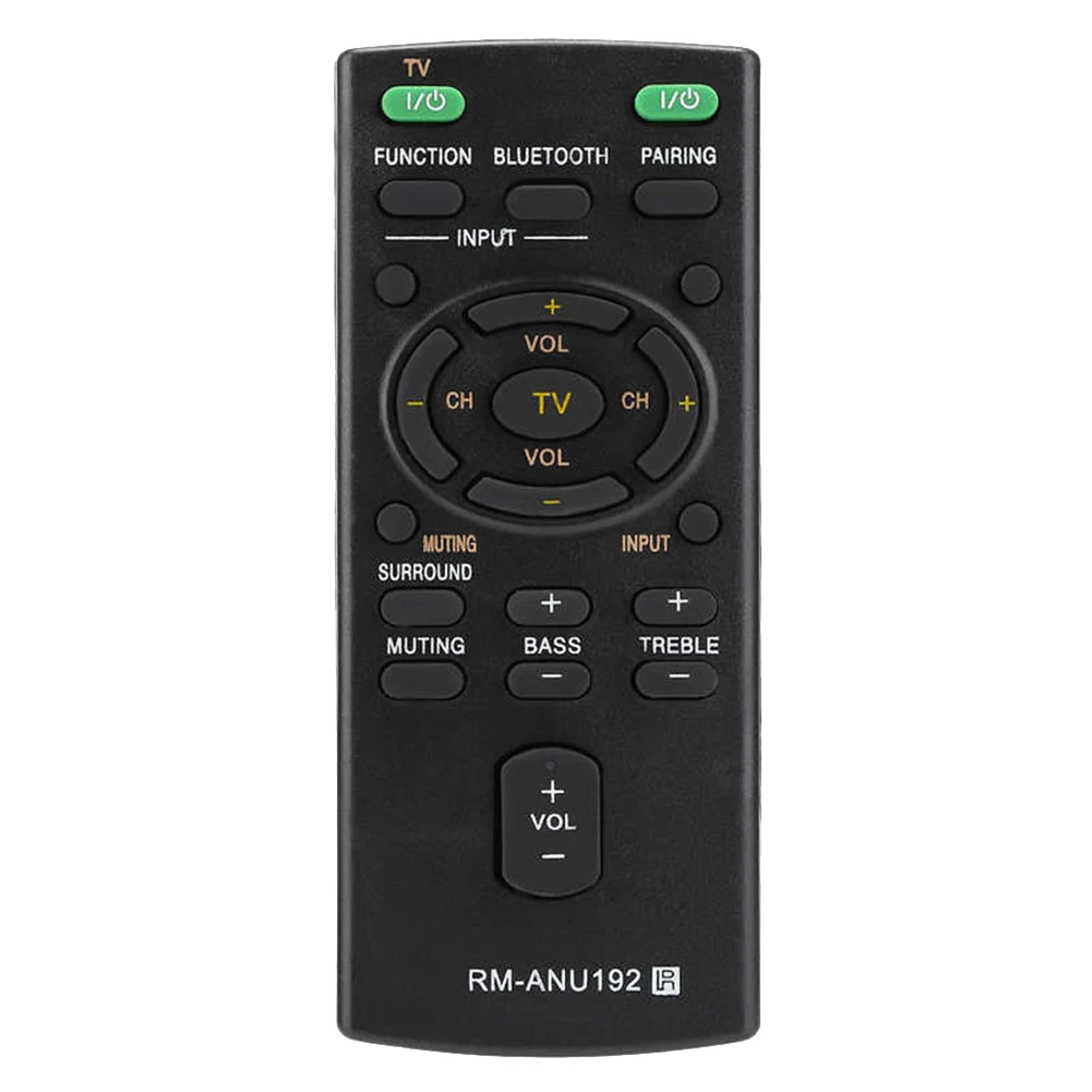Rm-Anu192 Telecomando Altoparlante Bluetooth Per Soundbar Sony Sact60Bt Ss-Wct60 Sswct60 Ht-Ct60Bt Htct60Bt Sa-Ct60Bt