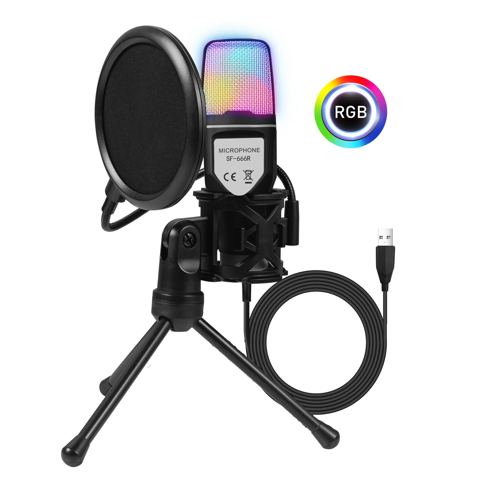 2.4G 헤드 마운트 무선 라발리어 마이크, 팟캐스트 녹음 스튜디오 스트리밍 노트북 데스크탑 PC 유선 게임용 마이크