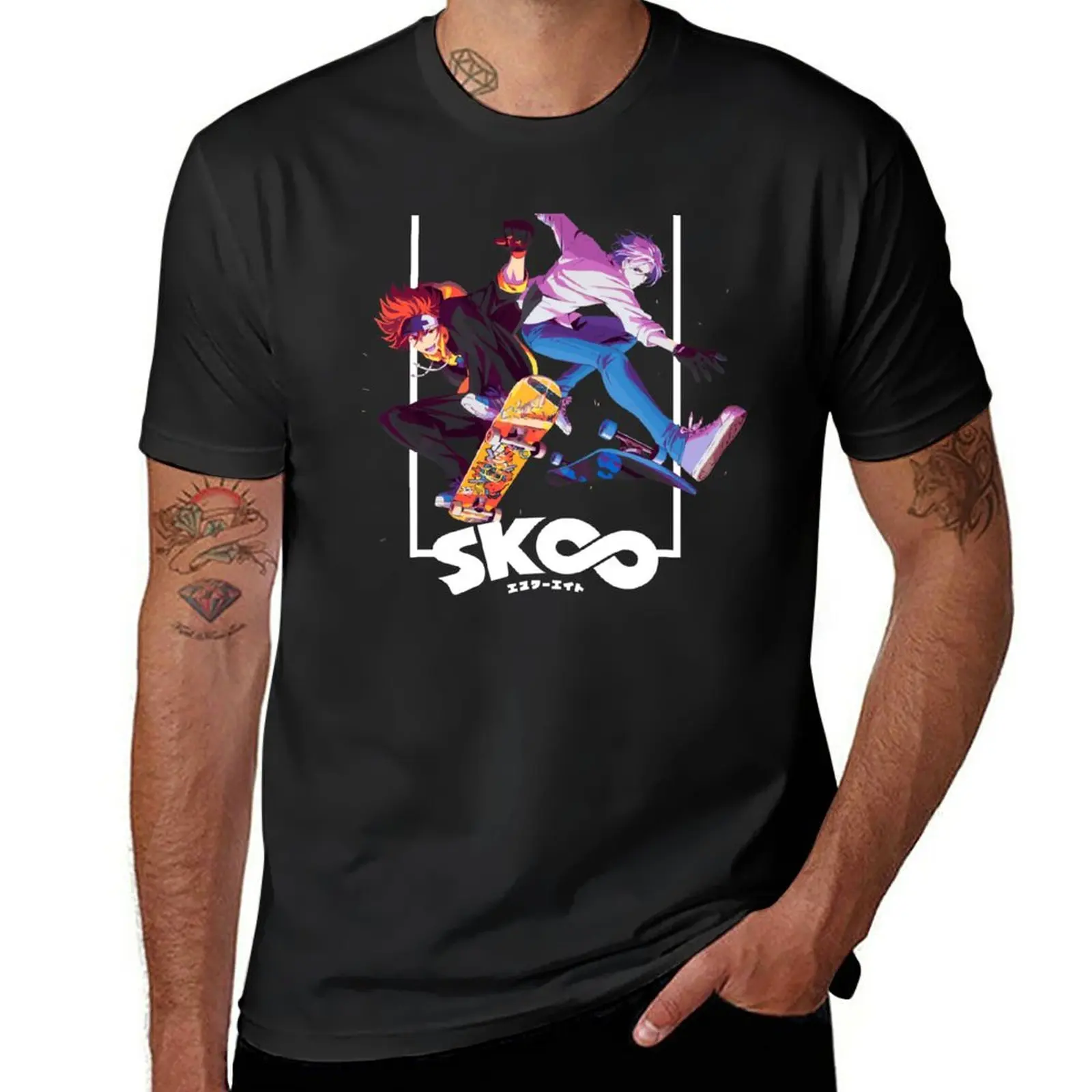 

SK8 the infinity - Reki and Ranga T-Shirt cute tops vintage clothes sports fans cute clothes heavy weight t shirts for men