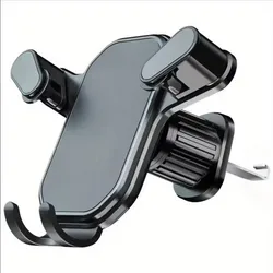 Universal Car Air Vent Phone Holder Stand for 4.7 - 6.7 Inch Mobile Devices (Black)