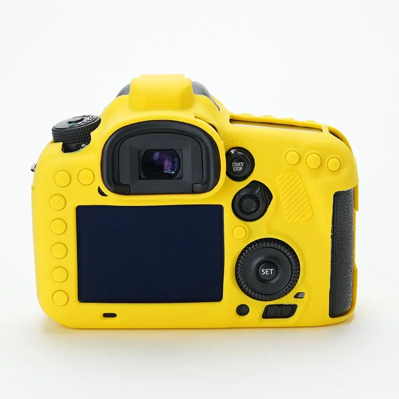 Coque peau en Silicone souple, housse de protection pour appareil photo DSLR, pour Canon EOS R100 R8 R7 R6 R6II R5 R10 R50 R RP 70D 80D 2000D T7-For EOS R7 Rouge- image 63 | Rakuten