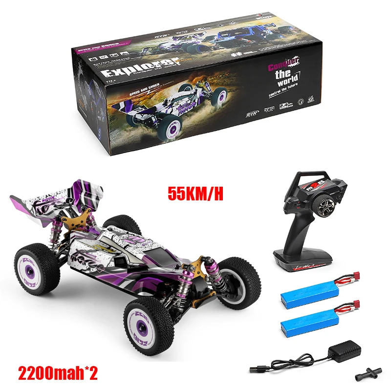 Wltoys 144001 4WD 60Km/H With Free Parts Kit High Speed Racing 1/14 2.4GHz RC Car Brushed Motor Off-Road Drift Car big remote control car RC Cars