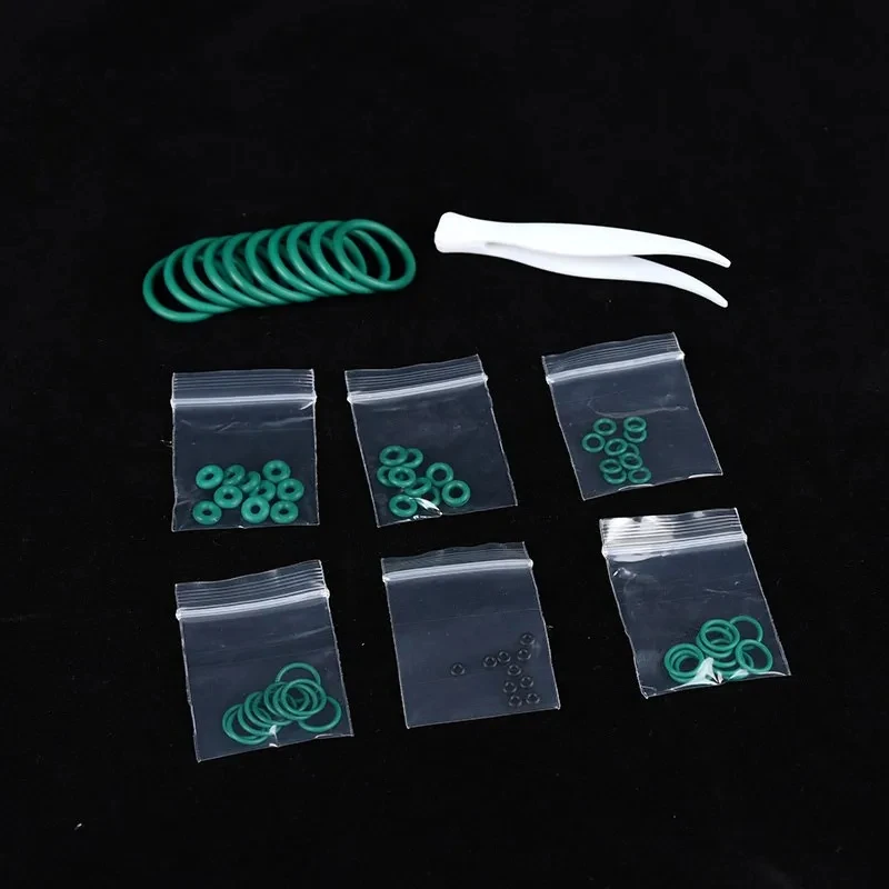Airsoft Tactical Magazine Fluorine Rubber O Ring Set Green Flat Silicone Ring Seal Gasket Gas Valve Key For GBB Gloc 17 19 P1