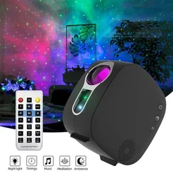 Projecteur de ciel étoilé rotatif à lumière Led colorée, pour la galaxie et la chambre à coucher 