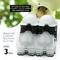 10PCS 5/8/10cm Rooting Ball Box Grafting Tool Reusable High Orchard Pressure Tree Rooter Air Layering Propagation Seedling Pot 2
