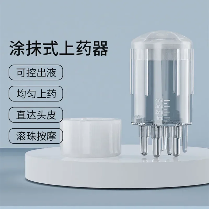 Scalp Liquid Serum Oil Applicator Comb for Hair Scalp Treatment Essential Oil Liquid Guiding Massager Comb Hair Growth Garrafa hair oil applicator bottle