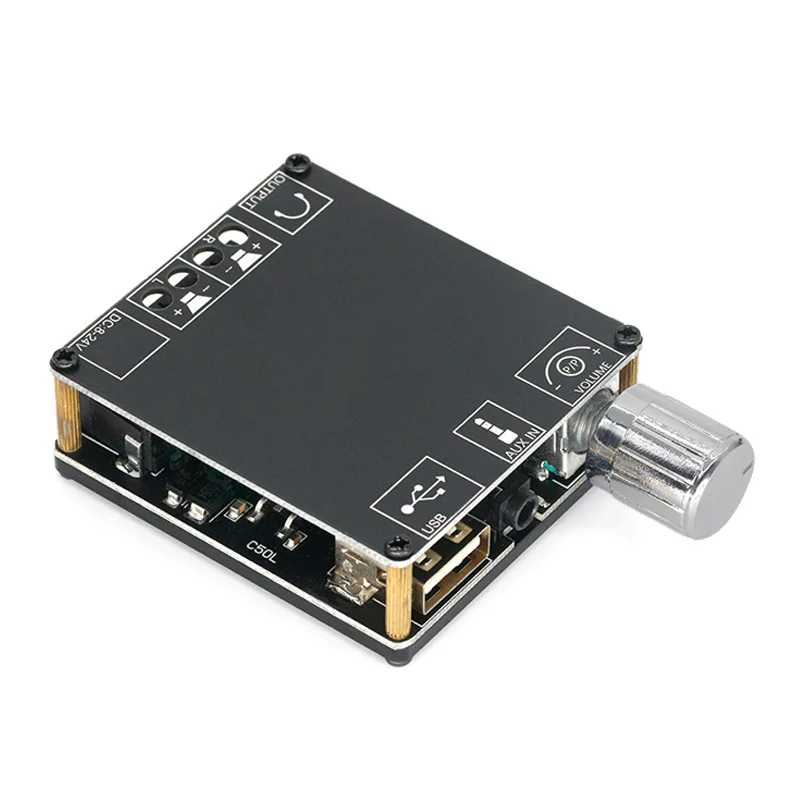 

Mini Blue-tooth 5.0 Power Amplifier Class D Audio 10W~200W HiFi Stereo Wireless Music Player Mini USB Sound Card App Digital AMP