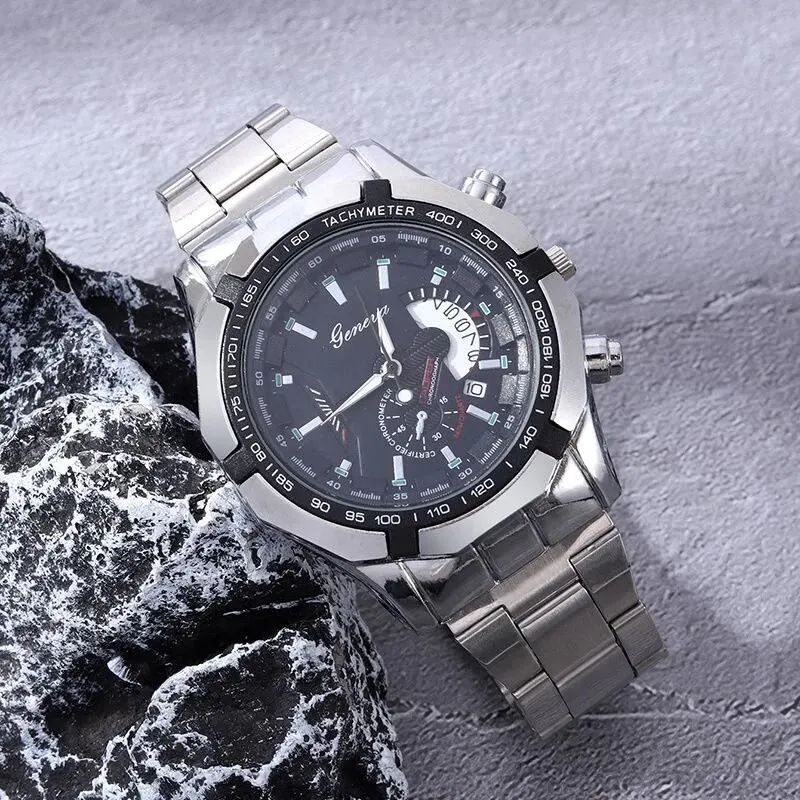 ساعات رياضية للرجال أنيقة من الفولاذ المقاوم للصدأ...