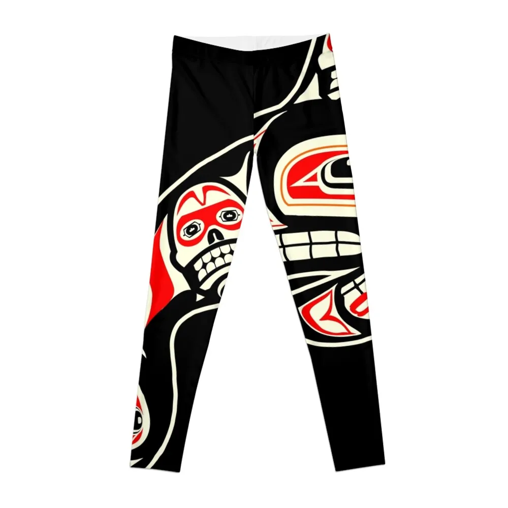

Alaskan Orca Leggings Leggings woman gym Women's high waist leggings