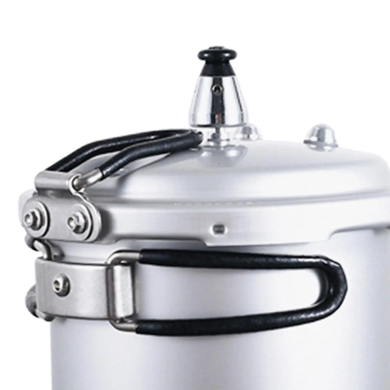 Camping pressure cooker with non-stick coating, for travel in the kitchen