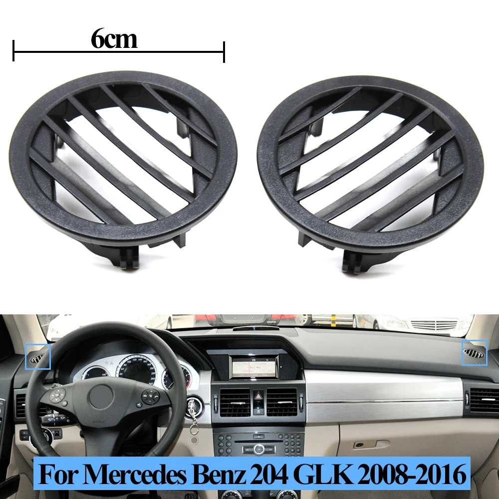 Black Dash Air AC Vents For Mercedes X204 GLK350 GLK280 GLK250 - Foto 3
