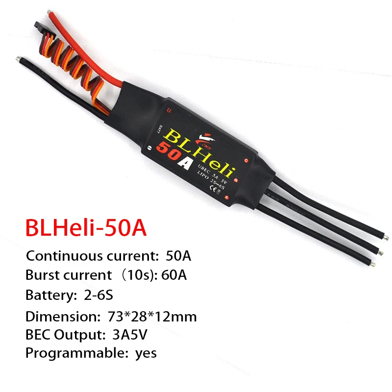 Contrôleur ESC 12A-80A pour micro moteur RC, lot de 1 ou 2