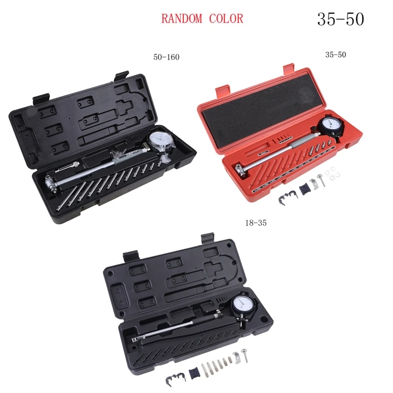 

Dial Bore Gauge Diameter Measuring 50-160mm 35-50mm 18-35mm 0.01mm High Engine Cylinder Measurement Dropship