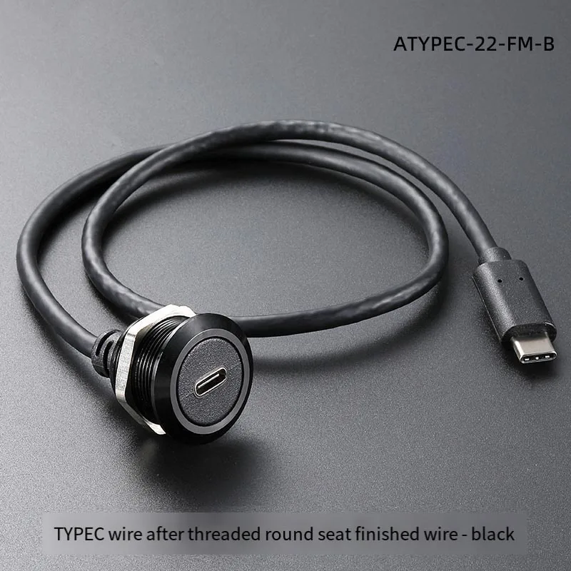 Industrielle USB-HDMI-Typ-C-D-Typ Frontplattenmontage mit Verlängerungskabeln für Auto-PC, Industrie-Computergehäuse, Server-Chassis – Detail 22