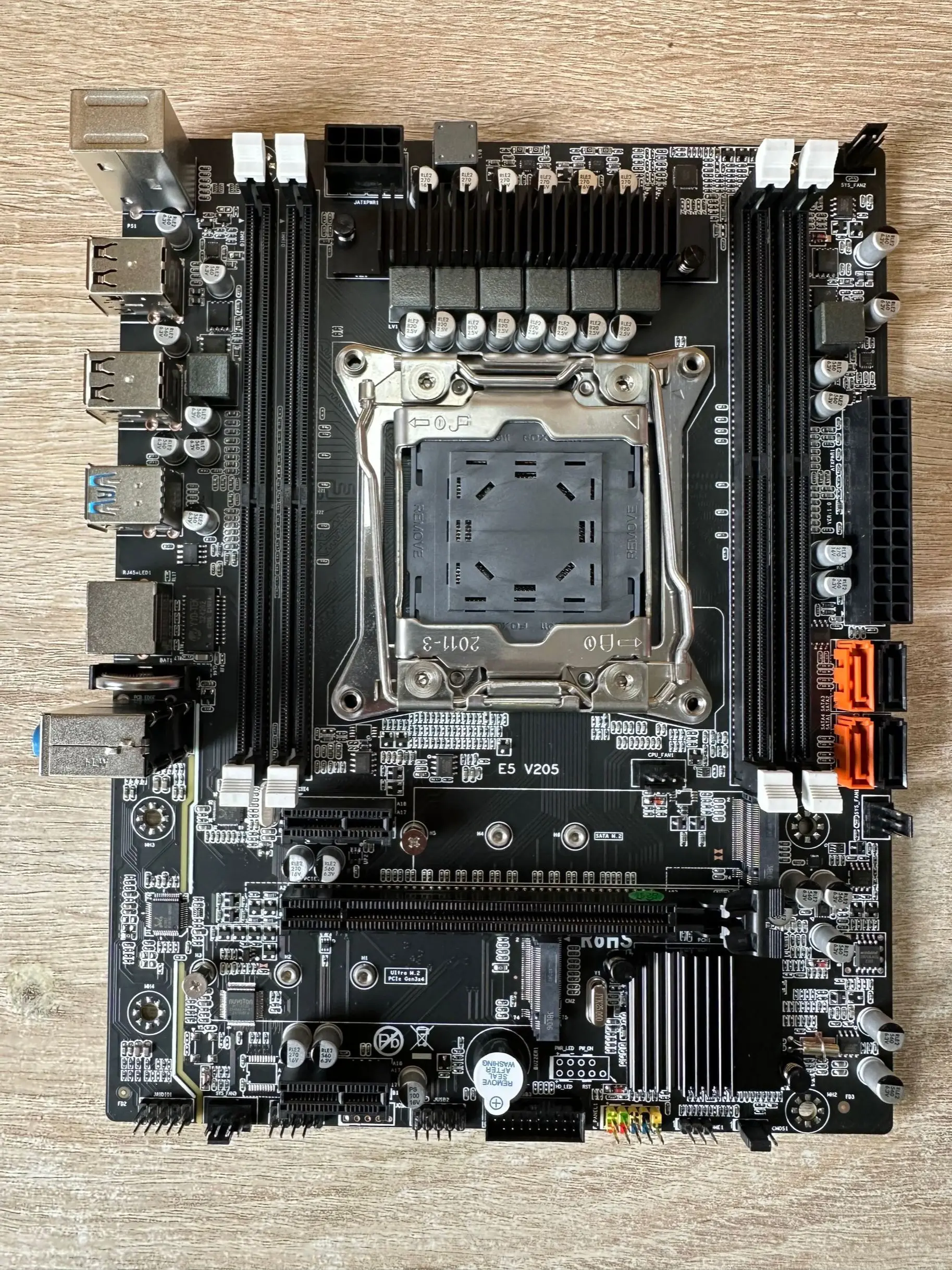 Atermiter D4 X99 Motherboard Slot LGA2011-3 NVME SSD Support DDR4 REG ...
