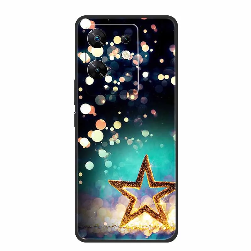 Sleek Black Silicone Shockproof Phone Case - Soft, Durable Back Cover for Enhanced Protection (6.78)