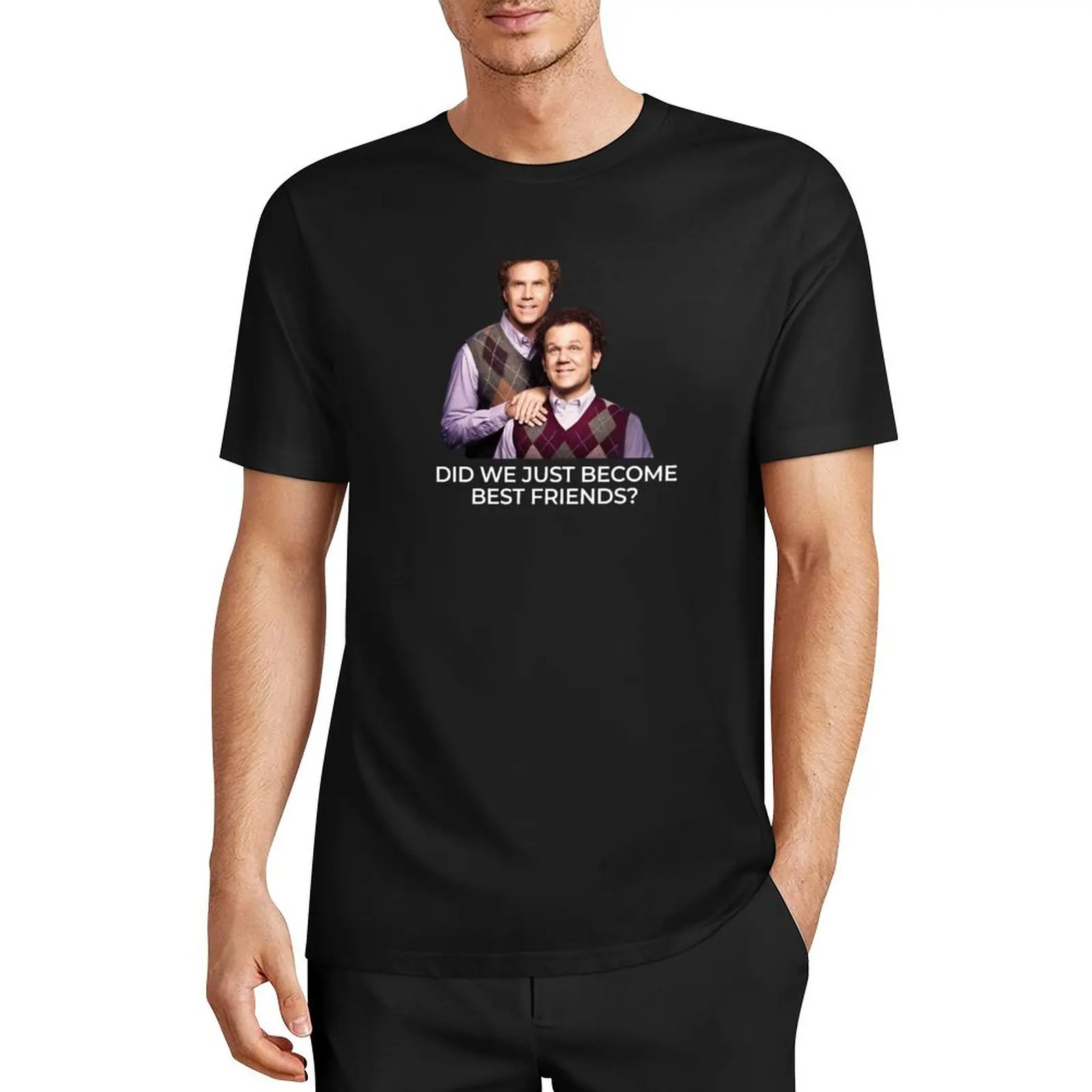 

Did we just become best friends T-Shirt plus size tops sweat t shirts for men graphic
