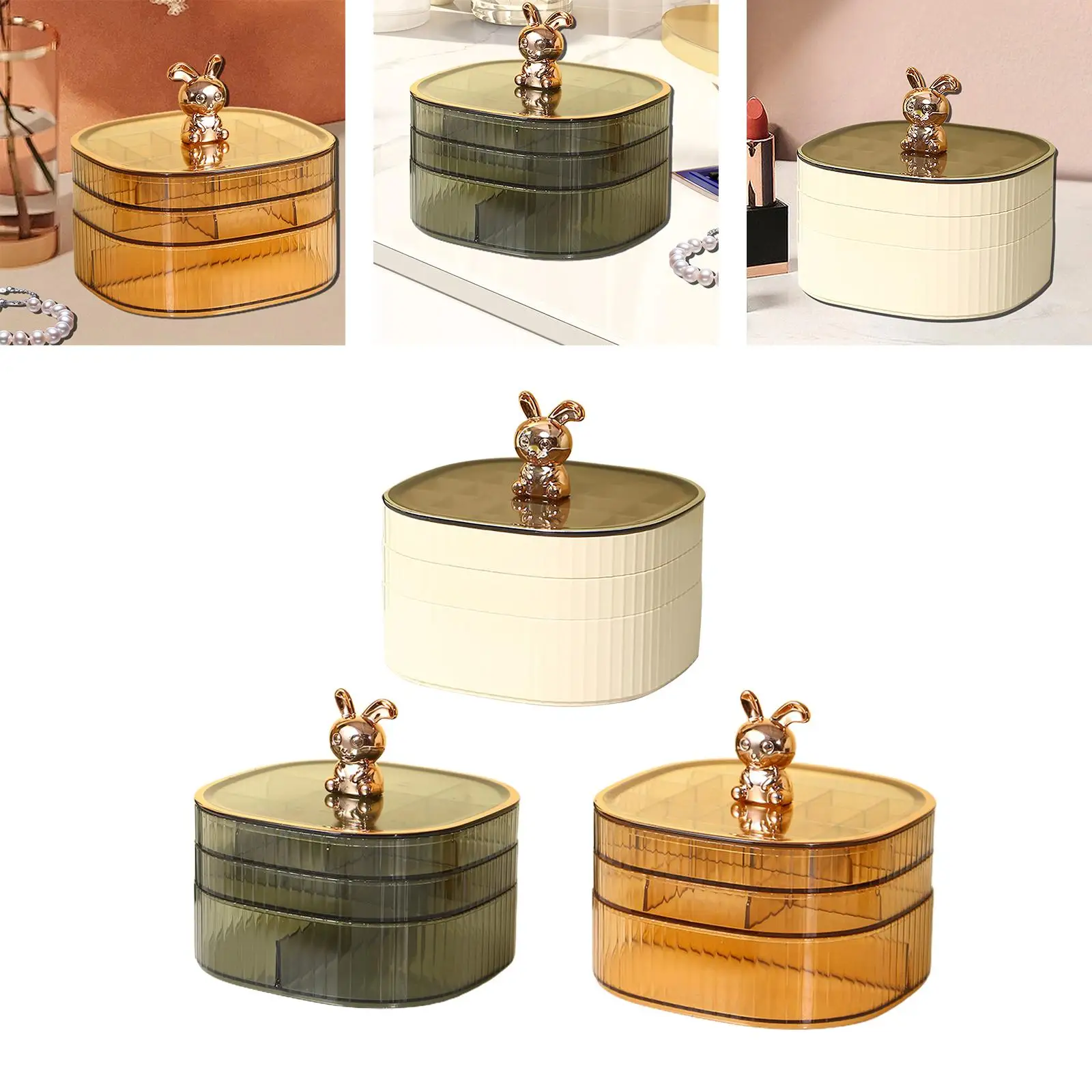 

Шкатулка для хранения ювелирных изделий, вместительная Подарочная идея, дорожные аксессуары для женщин, браслетов, серег, ожерелий, жен, подружек невесты, подарки