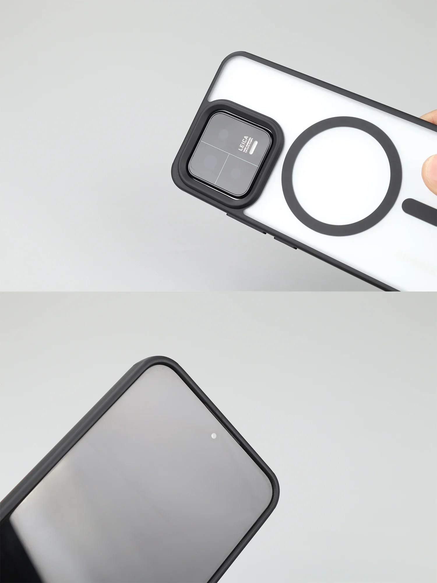 Magnetic Shockproof Clear Phone Case with Magsafe Wireless Charging Compatibility