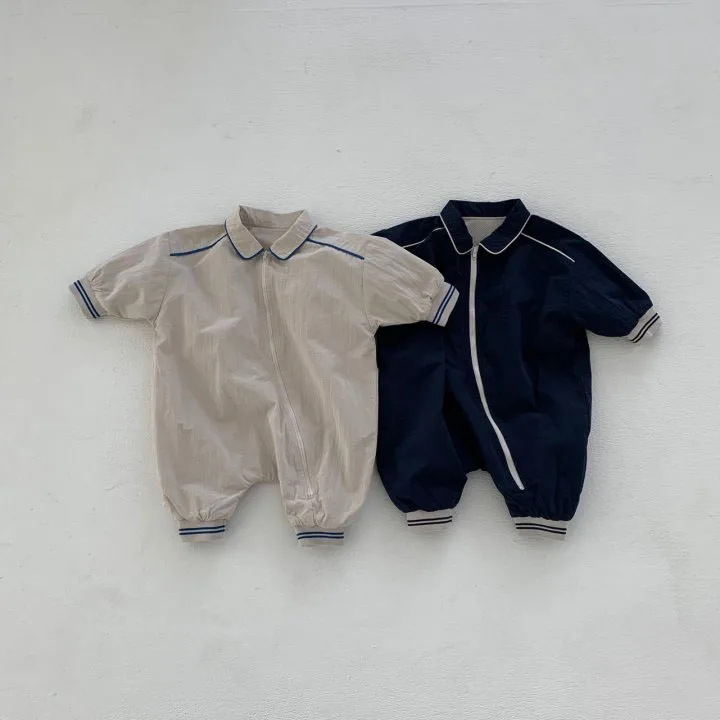 

Korean Autumn Style Boy and Girl Baby Long-Sleeved Cotton Long Climbing Onesie Baby Double Layer Foreign Clothes
