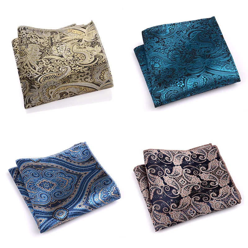 Suits Pocket Square For Men Printed Bandana Handkerchief Fashion Floral Business Chest Towel Hanky Scarves Handkerchiefs hand towels pocket towels